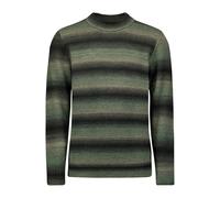 No Excess Pullover Crewneck Degrade Stripes With Wool Smoke Größe: XL | Pullover Outlet | Herren | Weiß