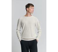 No Excess Pullover Crewneck Garment Dyed + Stone Washed Chalk Größe: S | Pullover Outlet | Herren