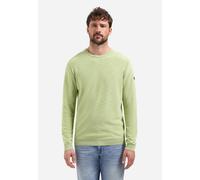 No Excess - Pullover Crewneck Garment Dyed + Stone Washed green - Gr. - XXL