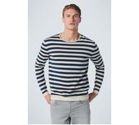 No Excess Pullover Crewneck Melange Stripes Carbon Blue Größe: XXL | Pullover Outlet | Herren | Blau