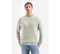 No Excess - Pullover Crewneck Melange With Linen taupe - Gr. - XXL