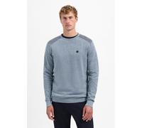 No Excess - Pullover Crewneck Plated Structure Knit dusty blue - Gr. - M