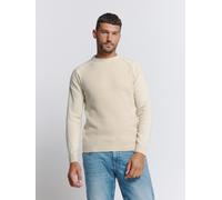Rundhalspullover NO EXCESS "No Excess Crewneck Pullover", Herren, Gr. XXL, grau (kitt), 80% Baumwolle, 20% Polyamid, Pullover (21290100-XXL) kitt