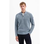 No Excess Halfzip Pullover Chenille Blau - Größe M Blau M