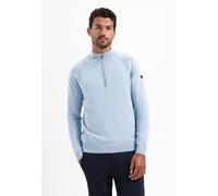 No Excess - Pullover Half Zip High Collar Solid dusty blue - Gr. - L