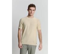 No Excess Pullover Short Sleeve Crewneck Solid Slub Knit Cement Größe: XL | Pullover Outlet | Herren