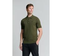 No Excess Knitted Poloshirt Olivgrün - Größe XL Dunkelgrün XL