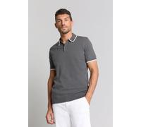 No Excess Pullover Short Sleeve Polo Button Solid Dark Steel Größe: XXXL | Poloshirts Outlet | Herren