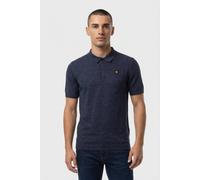 No Excess Pullover Short Sleeve Polo Melange With Linen Deep Blue Größe: L | Pullover Outlet | Herren | Weiß