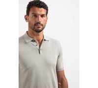 No Excess Regular Fit Poloshirt Kurzarm Clay