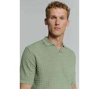 No Excess Pullover Short Sleeve Polo V Solid Jacquard Green Größe: M | Poloshirts Outlet | Herren | Grün