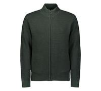 No Excess Regular Fit Cardigan Dark Green, Melange