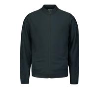 Rundhalspullover NO EXCESS "No Excess Zweifarbige Strickjacke von Timeless Basics" Gr. M, blau (dunkelblau) Herren Pullover (96539129-M) dunkelblau