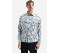 No Excess Regular Fit Hemd blau, Bedruckt
