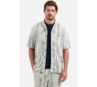 No Excess Short Sleeve Jacquard Hemd Druck Kit - Größe L Grau L