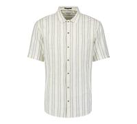 No Excess Short Sleeve Hemd Streifen Ecru - Größe XXL Beige XXL