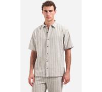 No Excess Regular Fit Hemd Kurzarm grau