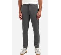 Chinohose NO EXCESS "No Excess Melierte Stretch-Chinohose Pants Chino Stretch Melange", Herren, Gr. S, grau melange, 68% Polyester (Recycelt), 29% Viskose, 3% Elasthan, Hosen Chinohose (47675941-S) gr