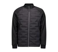 Steppjacke NO EXCESS "No Excess Allwetterjacke Jacket Short Fit Sealed Knitted Mix", Herren, Gr. 3XL, schwarz, 100% Polyester, Jacken Steppjacke (88885968-XXXL) schwarz