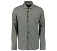 No Excess Regular Fit Jerseyhemd blau, Melange