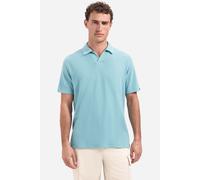 No Excess Regular Fit Poloshirt Kurzarm blau