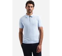 No Excess Regular Fit Poloshirt Kurzarm blau