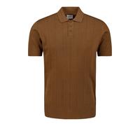 No Excess Regular Fit Poloshirt Kurzarm camel