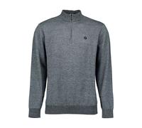 NO EXCESS Pullover Half Zip 2 Coloured Melang - XL