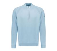No Excess - Pullover Half Zip High Collar Solid dusty blue - Gr. - L