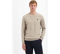 No Excess Regular Fit Pullover sand, Einfarbig