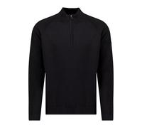 Stehkragenpullover NO EXCESS "No Excess Half-Zip-Pullover Pullover Half Zip High Collar Solid", Herren, Gr. 3XL, schwarz, 90% Baumwolle, 10% Nylon, Pullover Stehkragenpullover (86782419-XXXL) schwarz