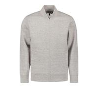 Sweater NO EXCESS "No Excess Strukturierter Cardigan", Herren, Gr. XXL, grau melange, 70% Baumwolle, 28% Polyester, 2% Elasthan, Sweatshirts Sweater (67947629-XXL) grau melange