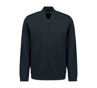 No Excess Regular Fit Sweatshirt Zipblau, Einfarbig