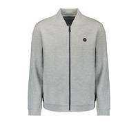 No Excess - Sweater Full Zipper Pique Bomber grey melange - Gr. - L