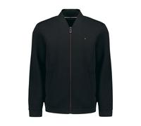 No Excess Regular Fit Sweatshirt Zipschwarz, Einfarbig