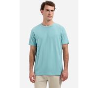 No Excess Regular Fit T-Shirt Rundhals blau, Einfarbig