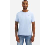 No Excess Regular Fit T-Shirt Rundhals blau, Einfarbig