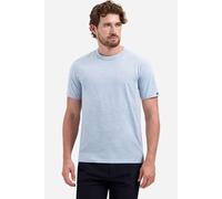 No Excess Regular Fit T-Shirt Rundhals blau, Melange