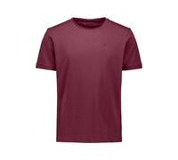 No Excess Regular Fit T-Shirt Rundhals Dark Wine, Einfarbig