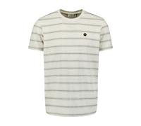 No Excess Regular Fit T-Shirt Rundhals ecru, Gestreift