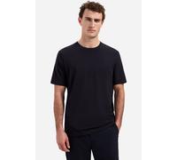 No Excess Regular Fit T-Shirt Rundhals schwarz, Einfarbig