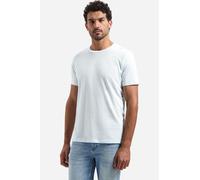 No Excess Regular Fit T-Shirt Rundhals sky, Gestreift