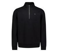 Sweater NO EXCESS "No Excess Half-Zip-Pullover Sweater Half Zip Brushed", Herren, Gr. XXL, schwarz, 70% Baumwolle, 30% Polyester, Sweatshirts Sweater (33365850-XXL) schwarz