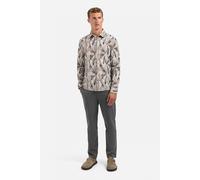 No Excess Shirt Allover Printed Fine Corduroy Taupe Größe: XL | Casual hemden Outlet | Herren | Schwarz