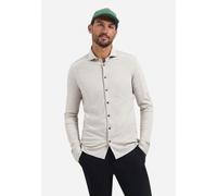 No Excess Regular Fit Jerseyhemd hellgrau, Melange