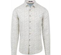 No Excess Shirt Leinen Off-white Print - Größe XXL Multicolour XXL