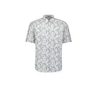 No Excess Shirt Short Sleeve Allover Printed Slub Blue Größe: XXXL | Casual hemden Outlet | Herren | Blau