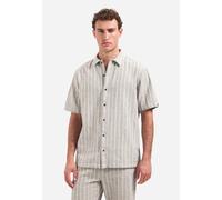 No Excess Regular Fit Hemd Kurzarm grau