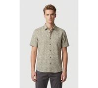 No Excess Shirt Short Sleeve Slub Allover Printed Green Größe: XL | Casual hemden Outlet | Herren | Grün