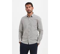 No Excess Hemd mit Musterdruck Multicolour - Größe XL Wollweiß XL